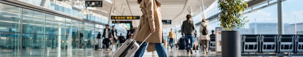 airport terminal navigation: editorial photo
