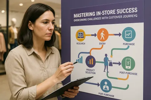 Blog post image: Mastering In-Store Success: Overcoming Challenges with Customer Journey Mapping