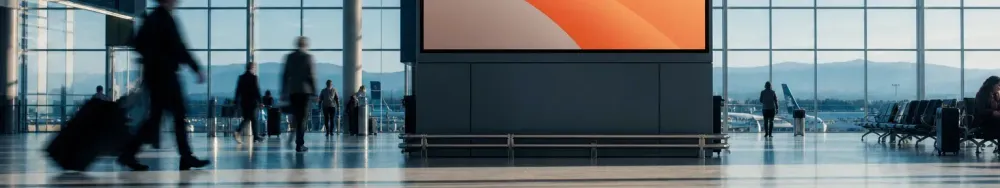 Blog: Flughafen-Werbe-Attribution: DOOH-Spend an Terminal-Besucherfrequenz binden