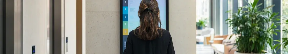 corporate office wayfinding: editorial photo