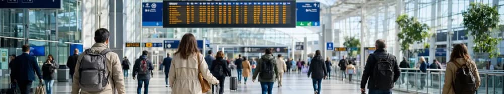 Blog: Passagierfluss-Management: Menschen durch Flughäfen, Bahnhöfe und Terminals bewegen
